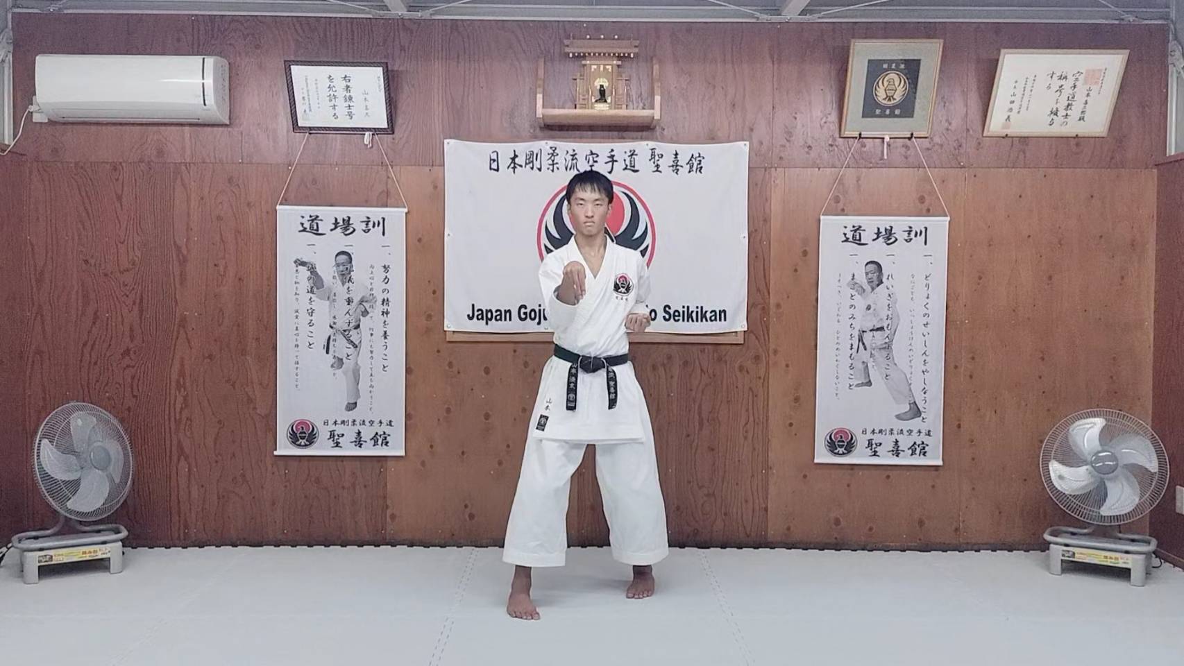 剛柔流の型 日本剛柔流空手道 聖喜館