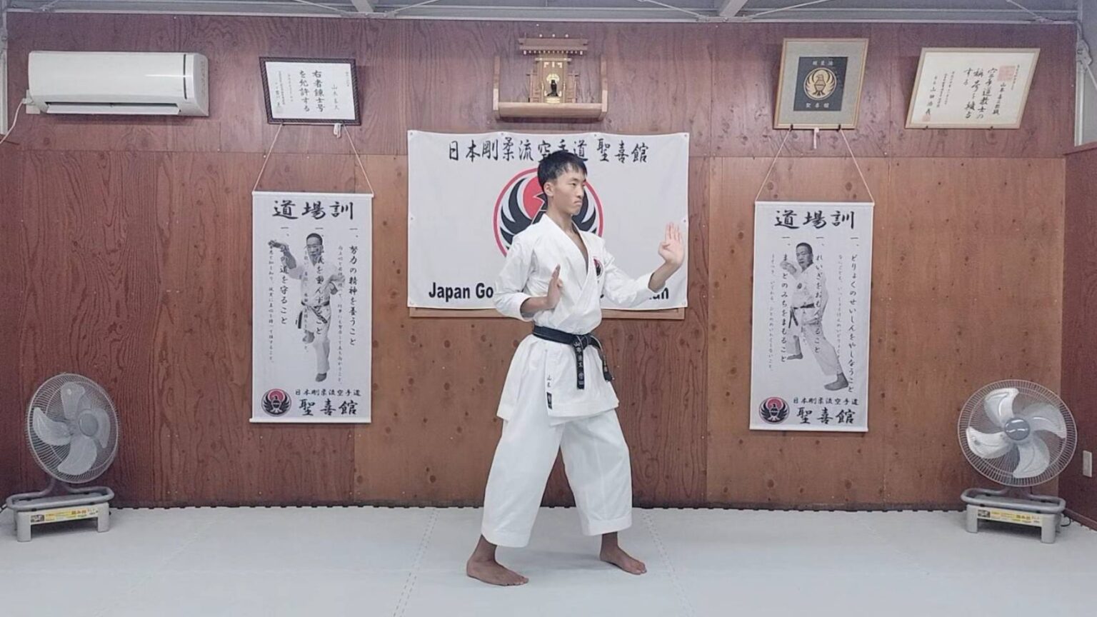 剛柔流の型 日本剛柔流空手道 聖喜館